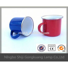 sgs enamel beautiful mugs with different color